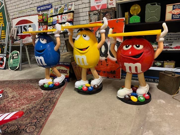 M&M's Figuren met Dienblad - Unieke Decoratie