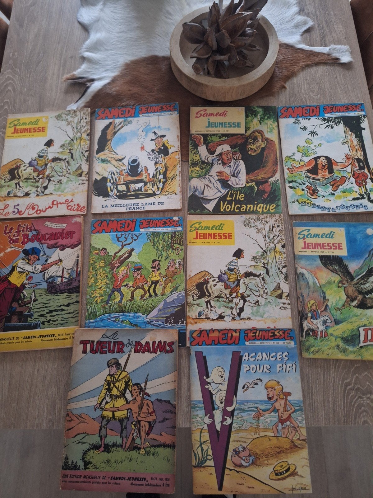10 oude strips van samedi-jeunesse, Enlèvement ou Envoi