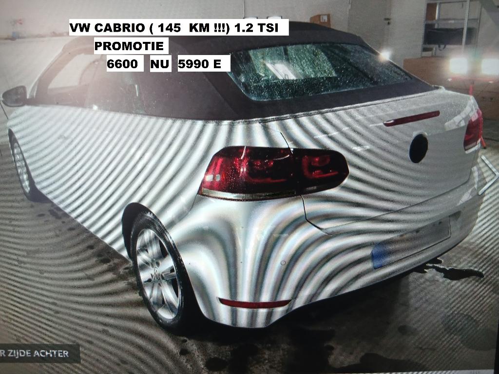 VW GOLF  6  1.2 CABRIO  ((  PROMOTIE WEEKEND), Auto's, Euro 5, Bedrijf, Golf, 1200 cc