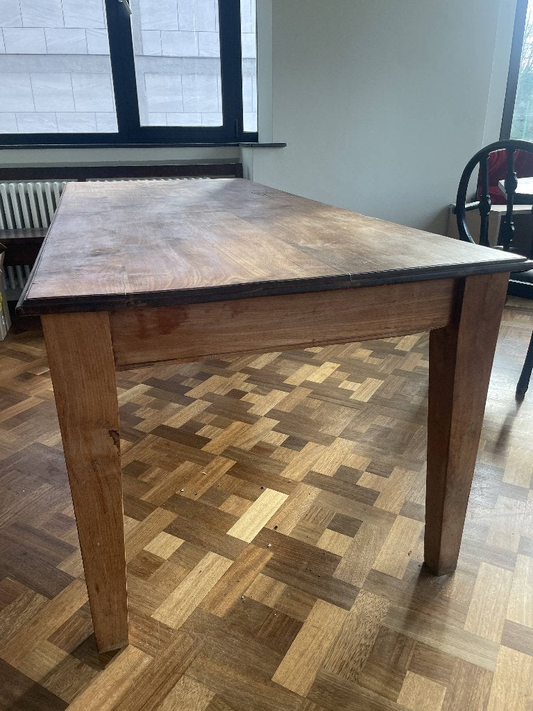 Antieke eiken kloostertafel / monnikentafel 8-10 personen, Ophalen