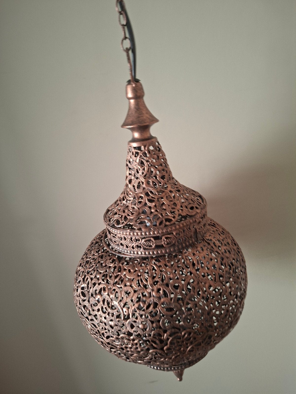 Hanglamp Marokkaanse stijl, Ophalen
