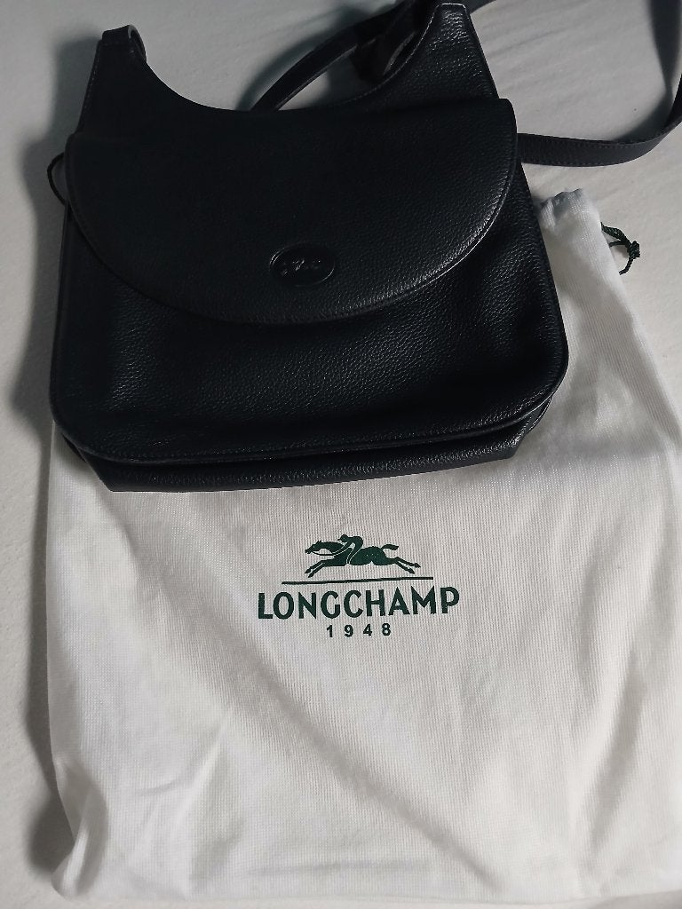 Longchamps handtas, Ophalen, Zo goed als nieuw, Blauw, Handtas