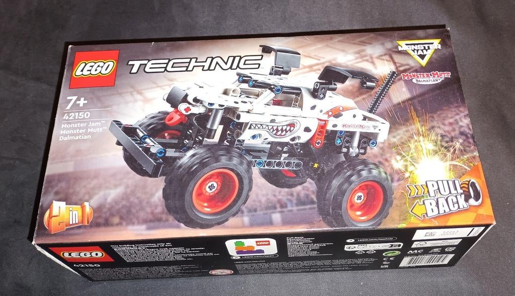 Lego 42150 Monster Jam - Monster Mutt Dalmatian, Kinderen en Baby's, Ophalen, Zo goed als nieuw, Complete set, Lego