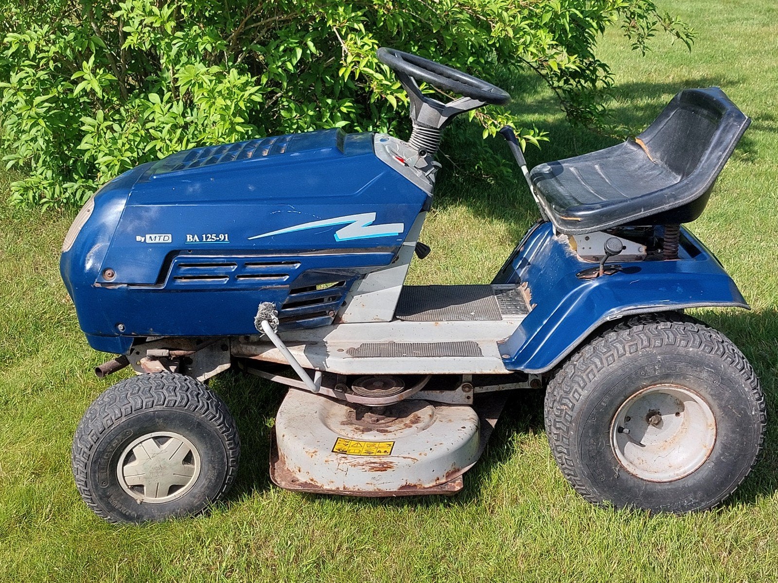 MTD met Honda motor 13hp zitmaaier, Ophalen