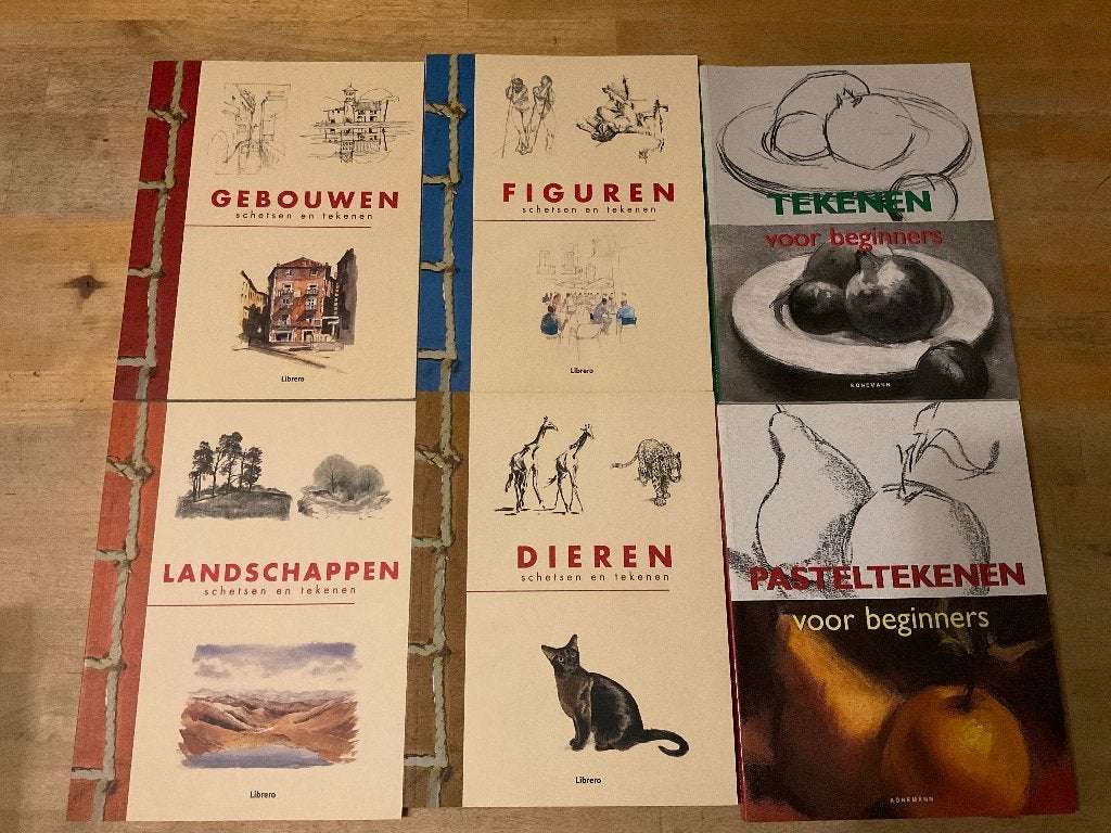 Tekenboeken, Ophalen of Verzenden, Zo goed als nieuw