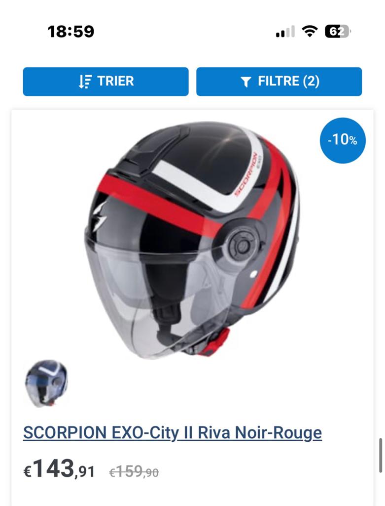 Scorpion Exo City II neuf taille S, Enlèvement, S