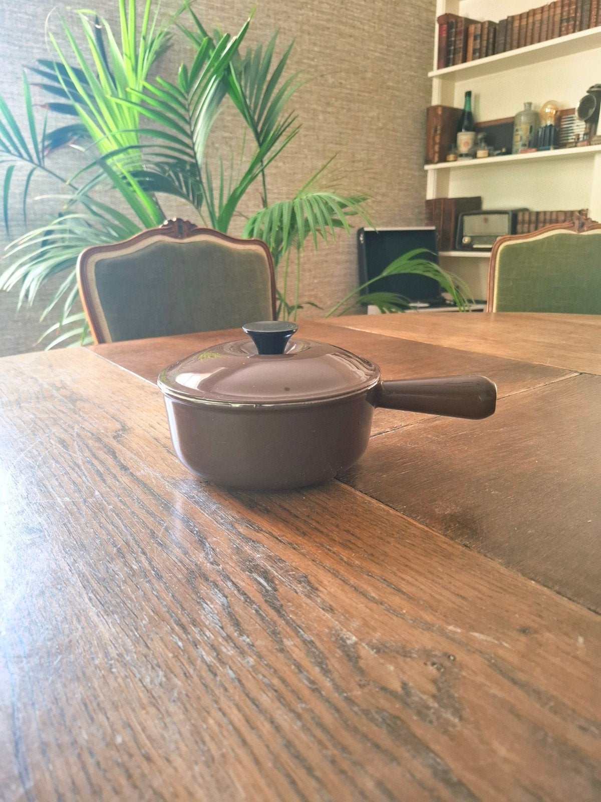 Gietijzeren steelpan Le Creuset maat 18, Huis en Inrichting, Keuken | Potten en Pannen, Ophalen of Verzenden, Le Creuset