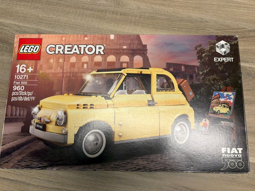 LEGO Creator Expert 10271 Fiat 500 compleet, Enfants & Bébés, Lego, Ensemble complet, Enlèvement, Utilisé