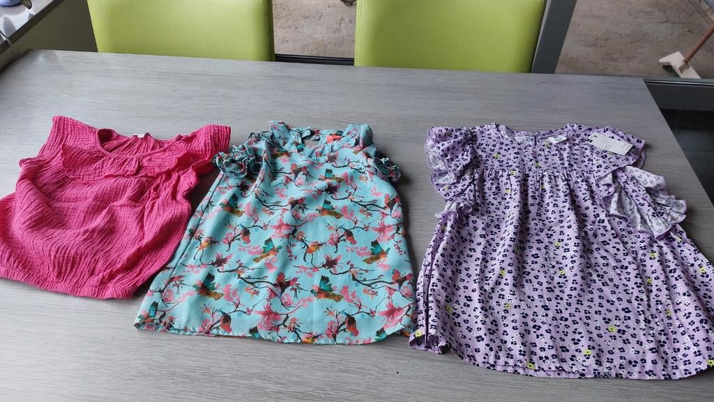 Bloesje meisje maat 134 140, Kinderen en Baby's, Kinderkleding | Maat 140, Meisje, Overhemd of Blouse, Ophalen of Verzenden, Zo goed als nieuw