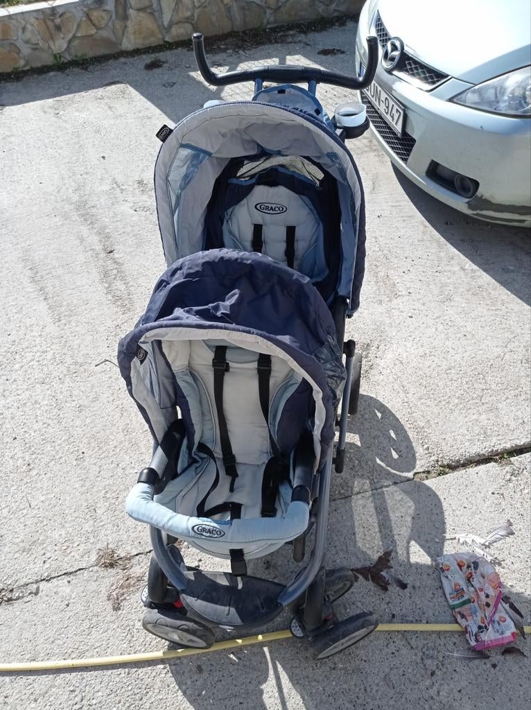 Dubbele buggy merk graco, Ophalen