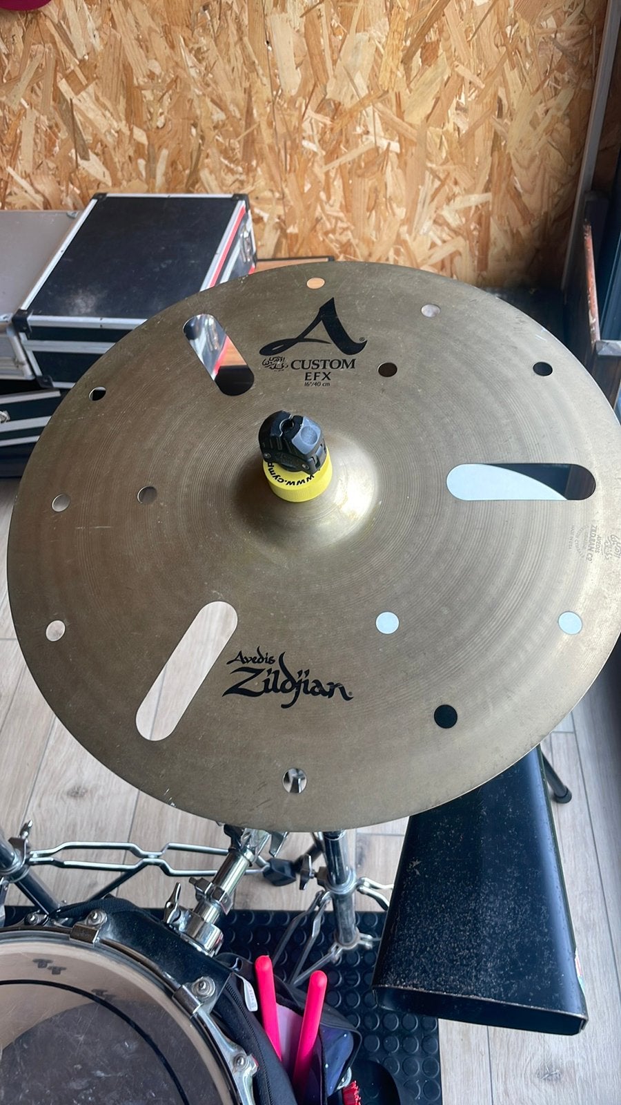 Zildjian Acustom 16” efx crash, Enlèvement, Comme neuf