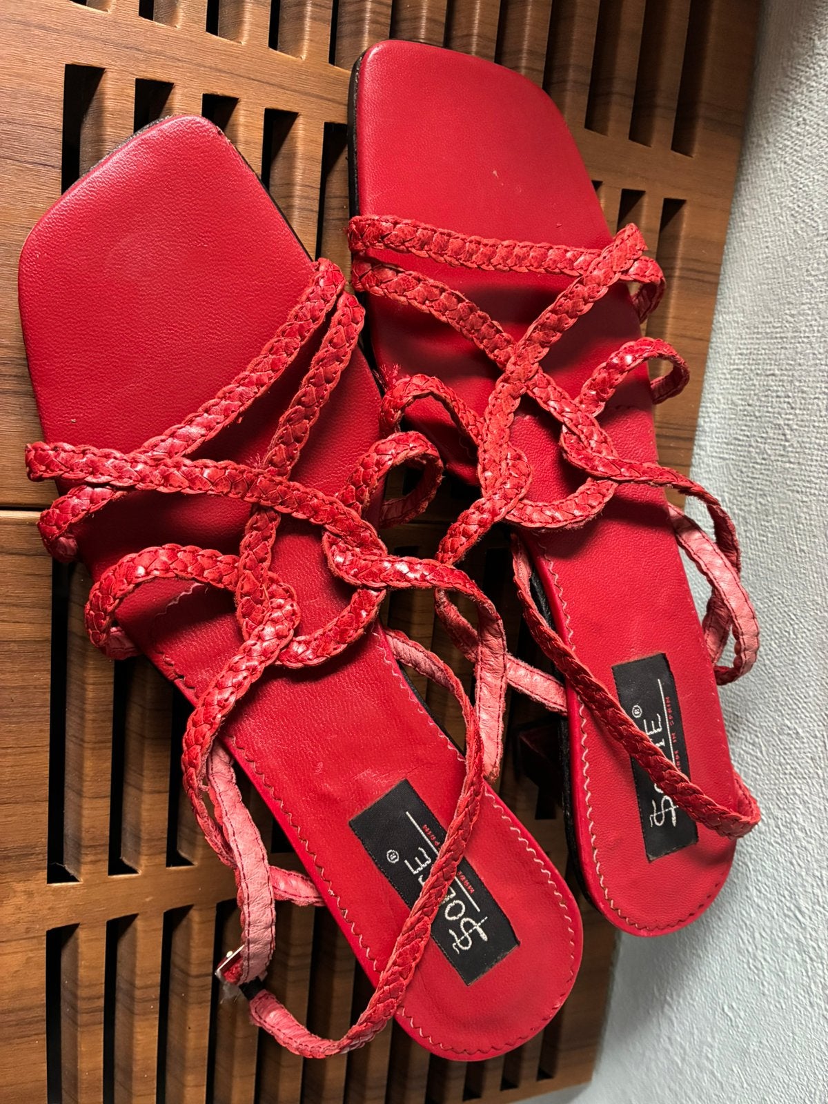Rode sandalen maat 39, Kleding | Dames, Schoenen, Ophalen
