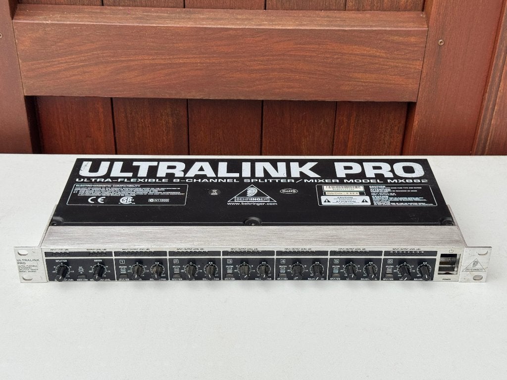 Behringer UltraLink Pro MX882, Enlèvement, Comme neuf