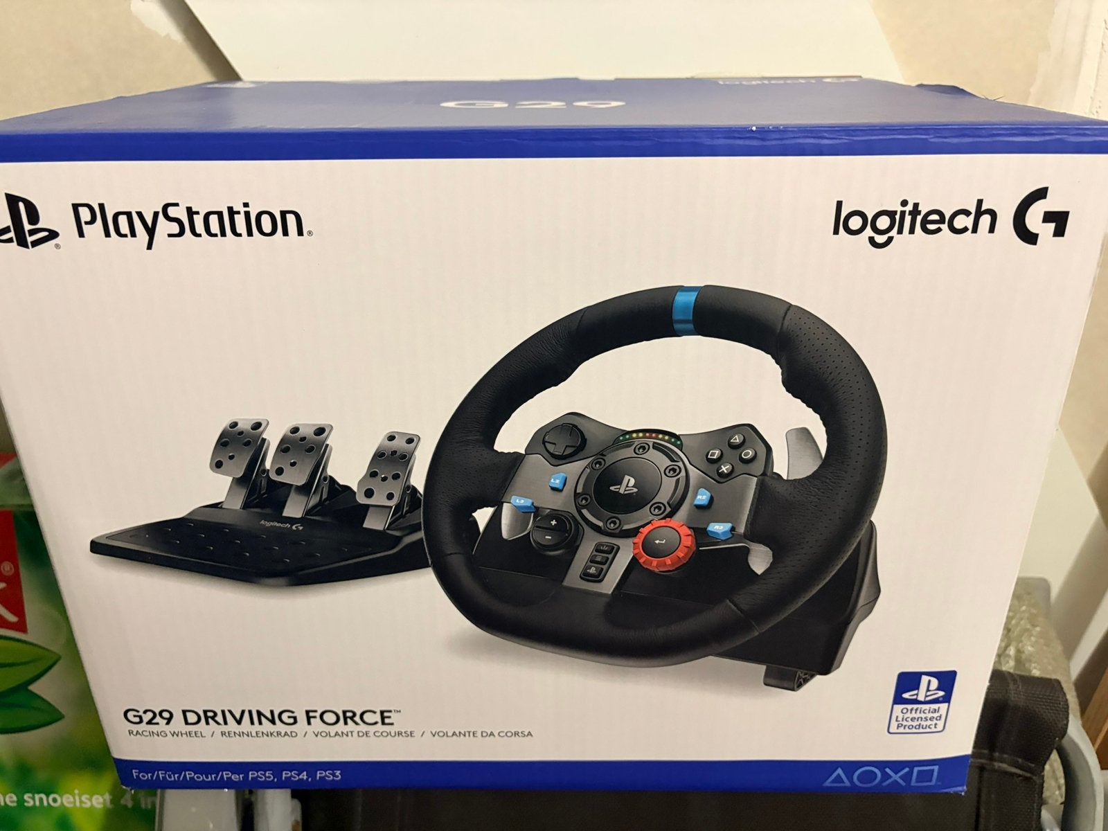 Logitech G29 Driving Force – Volant PS5 / PS4 / PS3 –m, Consoles de jeu & Jeux vidéo, Consoles de jeu | Sony Consoles | Accessoires