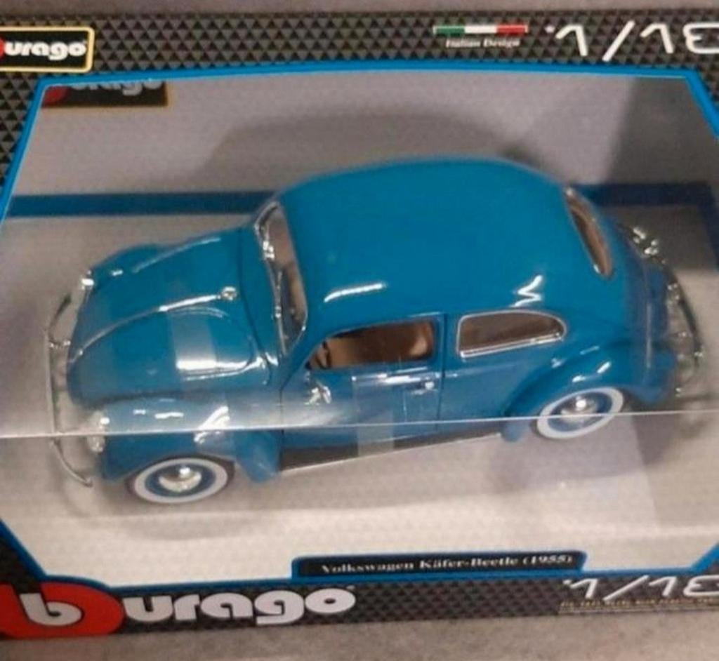 1:18/VW Käfer-Beetle(1955)Nieuw, Hobby & Loisirs créatifs, Voitures miniatures | 1:18, Neuf, Voiture, Burago, Enlèvement ou Envoi