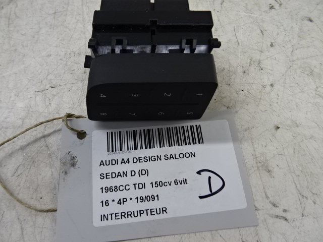 COMMUTATEUR Audi A4 (B9) (01-2015/11-2019) (8W1819616C), Auto-Union-Straße  1,
85057  Ingolstadt, DE, Info@audi.de, Audi, Utilisé