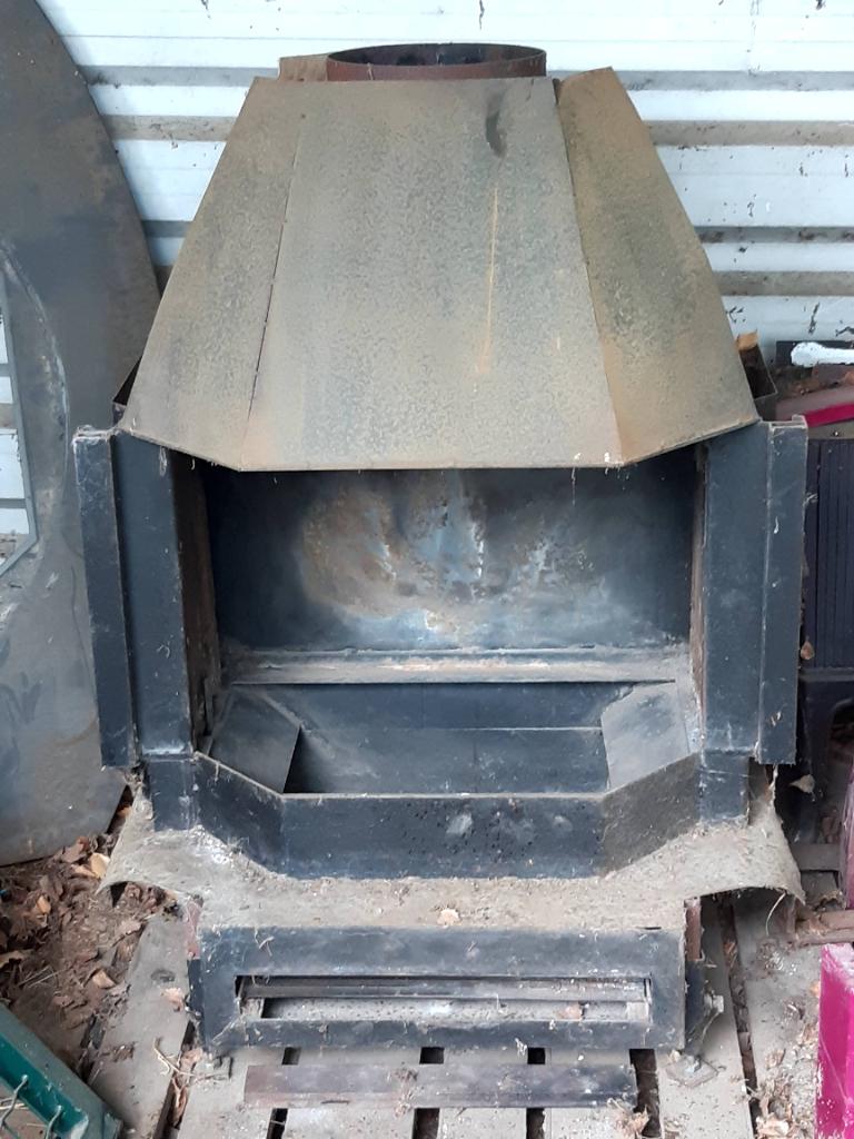 coin du feu, Enlèvement, Utilisé, Encastré, Cheminée au bois