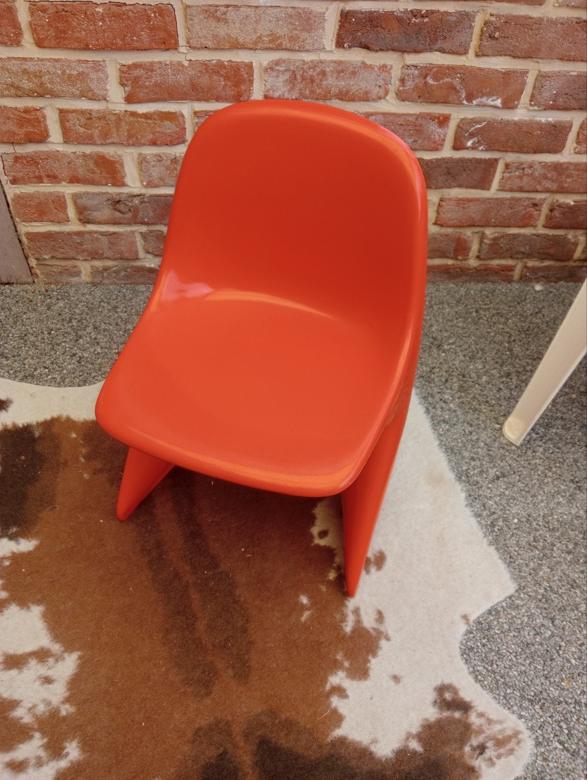 Chaise rétro pour enfants Space Age Design 70's, 52 cm, Objet, Plastique, Enlèvement