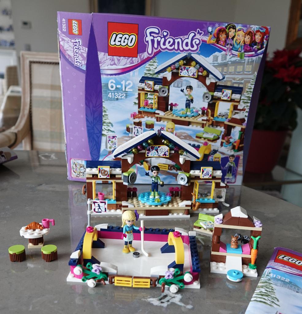 Lego Friends 41322 - Wintersport ijsbaan, Gebruikt, Lego, Friends, Ophalen of Verzenden