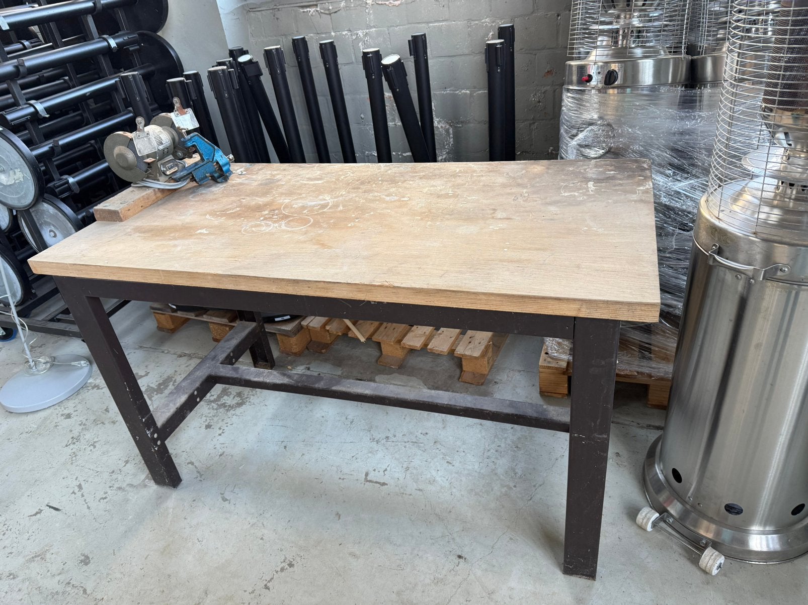 Etabli avec touret, Bricolage & Construction, Enlèvement, Utilisé, 70 à 120 cm