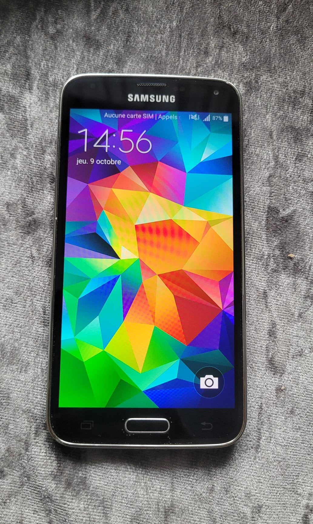 Samsung Galaxy S5 SM-G900F Noir, Enlèvement, Utilisé