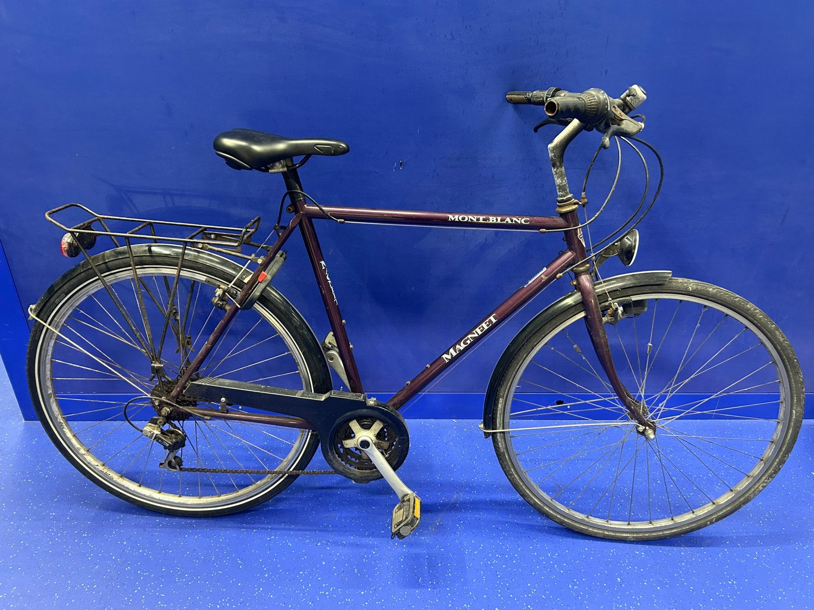 Herenfiets magneet, Vélos & Vélomoteurs, Enlèvement, Utilisé, Frein sur jante, 28 pouces