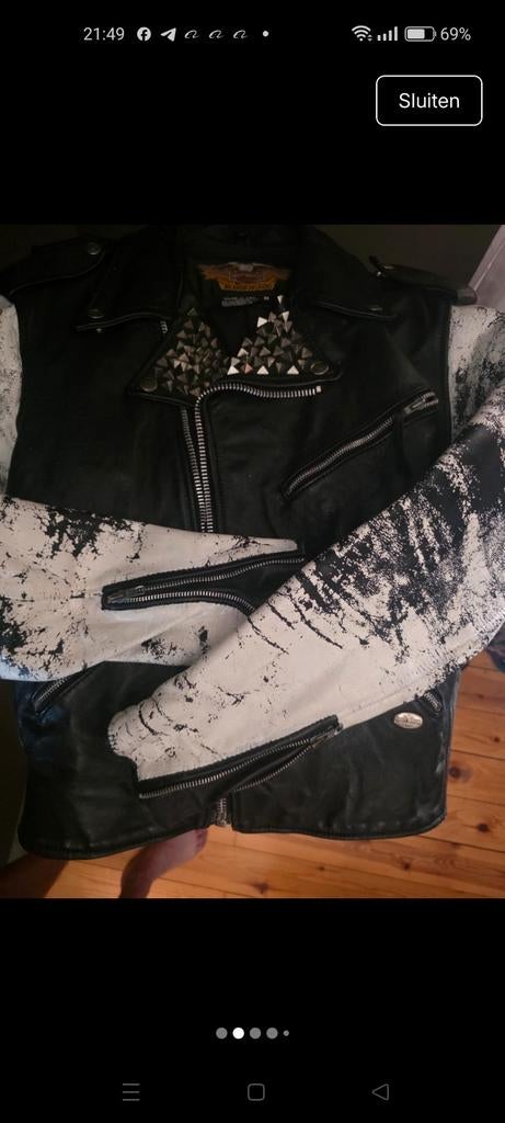 Harley‑Davidson Leren Jas-Maat M, Ophalen, Tweedehands, Jas | leer, Harley Davidson