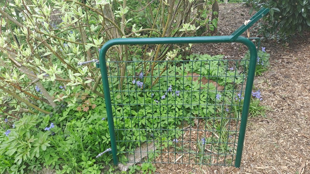 Nieuwe metalen tuinpoort met 2 palen, Enlèvement, Neuf