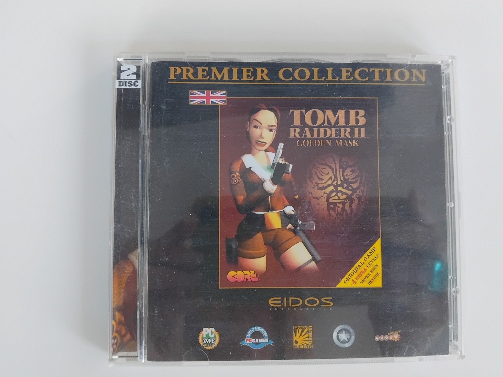 Masque doré de Tomb Raider II - Premier Collection 2 - Disqu, CD & DVD, Enlèvement ou Envoi