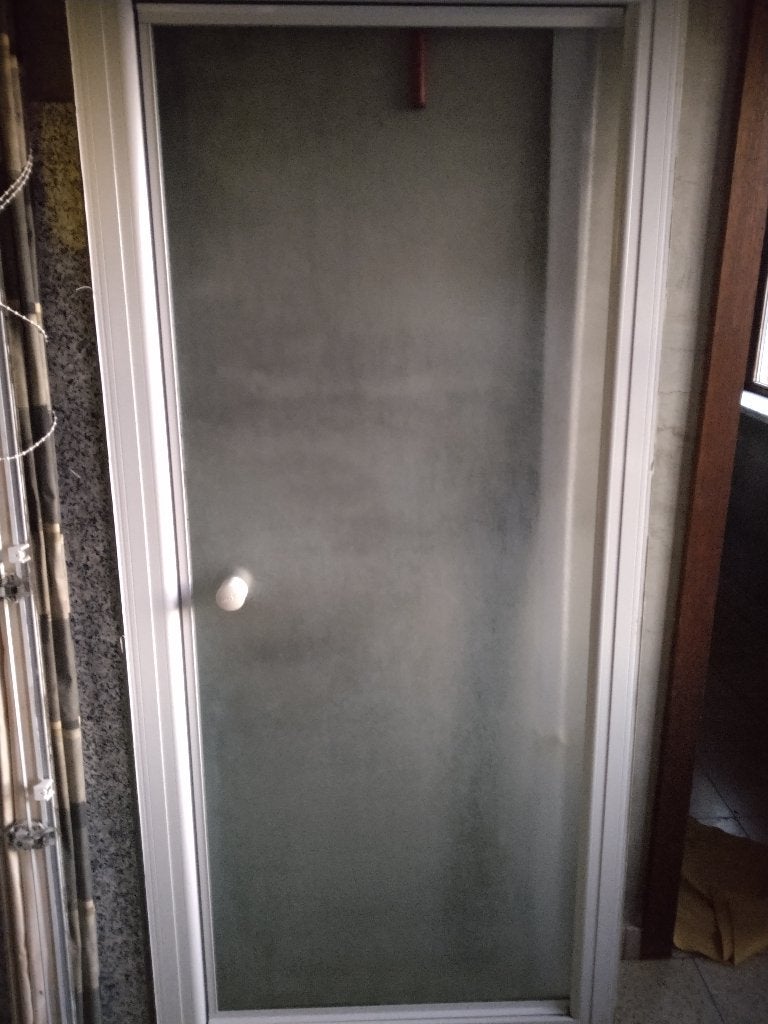 Douchedeur 50.00€, Doe-het-zelf en Bouw, Sanitair, Ophalen, Gebruikt, Glas, Douche