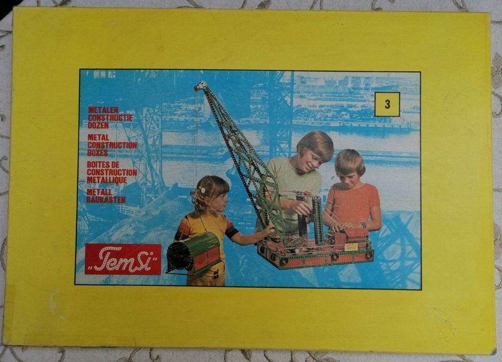TEMSI - Nederlandse Meccano, mooie doos, Verzamelen, Speelgoed, Ophalen of Verzenden, Zo goed als nieuw