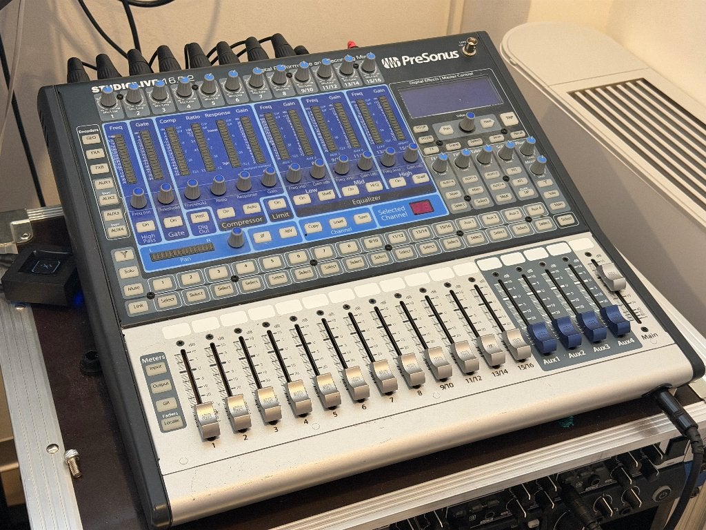 PreSonus StudioLive 16.0.2, Muziek en Instrumenten, Ophalen, Gebruikt, 10 tot 20 kanalen, Microfooningang