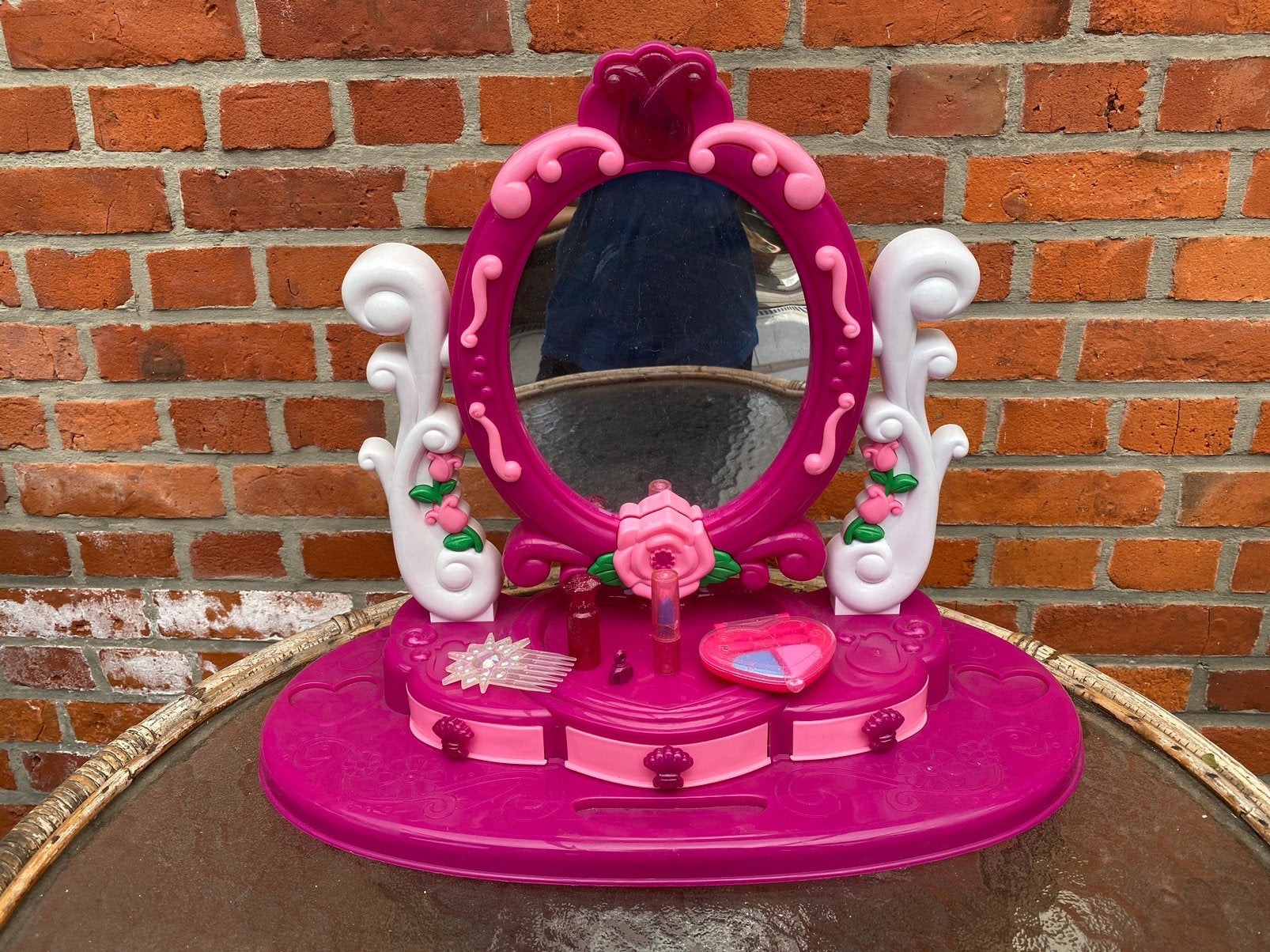 Miroir d'armoire, Enfants & Bébés, Enlèvement ou Envoi, Rose, Utilisé, Autres types