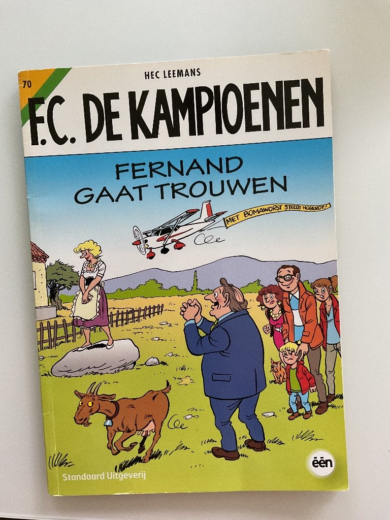 Strip FC de kampioenen 1e druk nr 70; Ferdinant gaat trouwen, Ophalen of Verzenden, Nieuw, Hec Leemans (FC De Kampioenen)