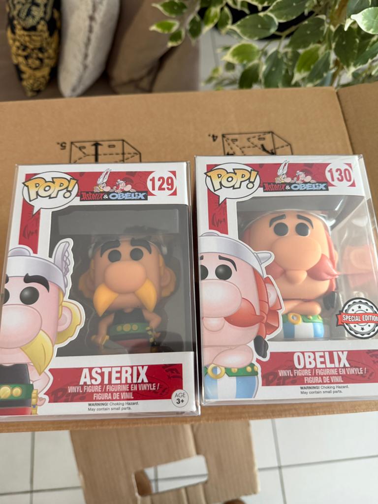 Funko Pop Astérix et Obélix avec protection, Verzamelen, Ophalen, Zo goed als nieuw
