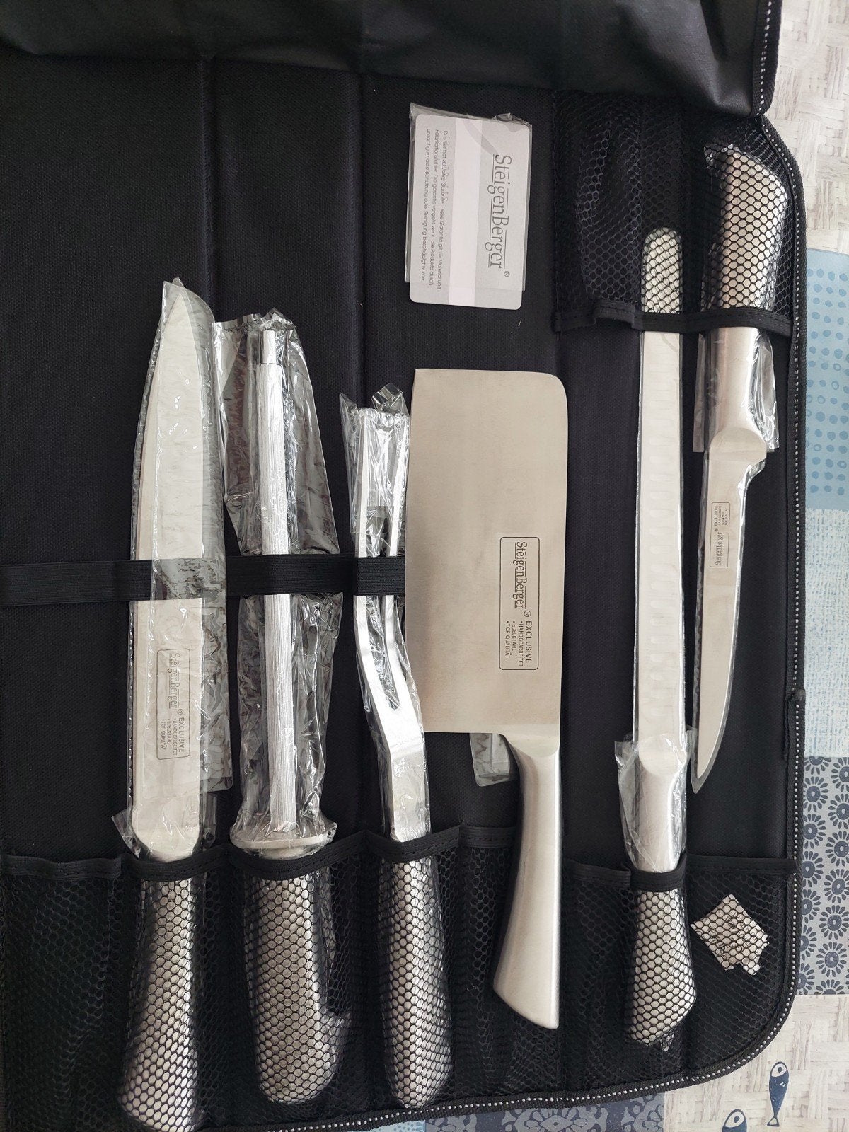 Steigenberger set (ongebruikt), Ophalen