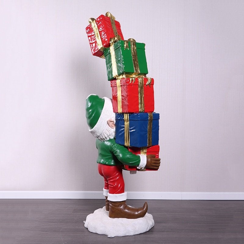Elf met cadeau, hoogte 178 cm, Ophalen, Nieuw