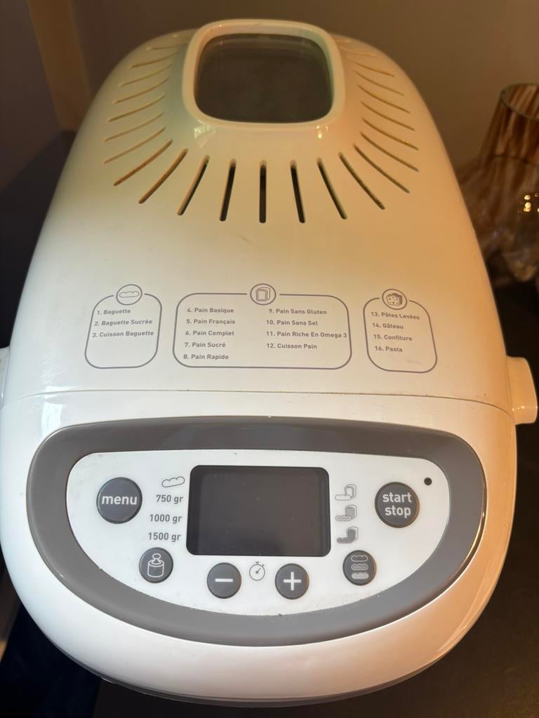 Moulinex home bread baguette, Elektronische apparatuur, Zo goed als nieuw, 1200 tot 1600 gram deeg, Kijkvenster, Ophalen