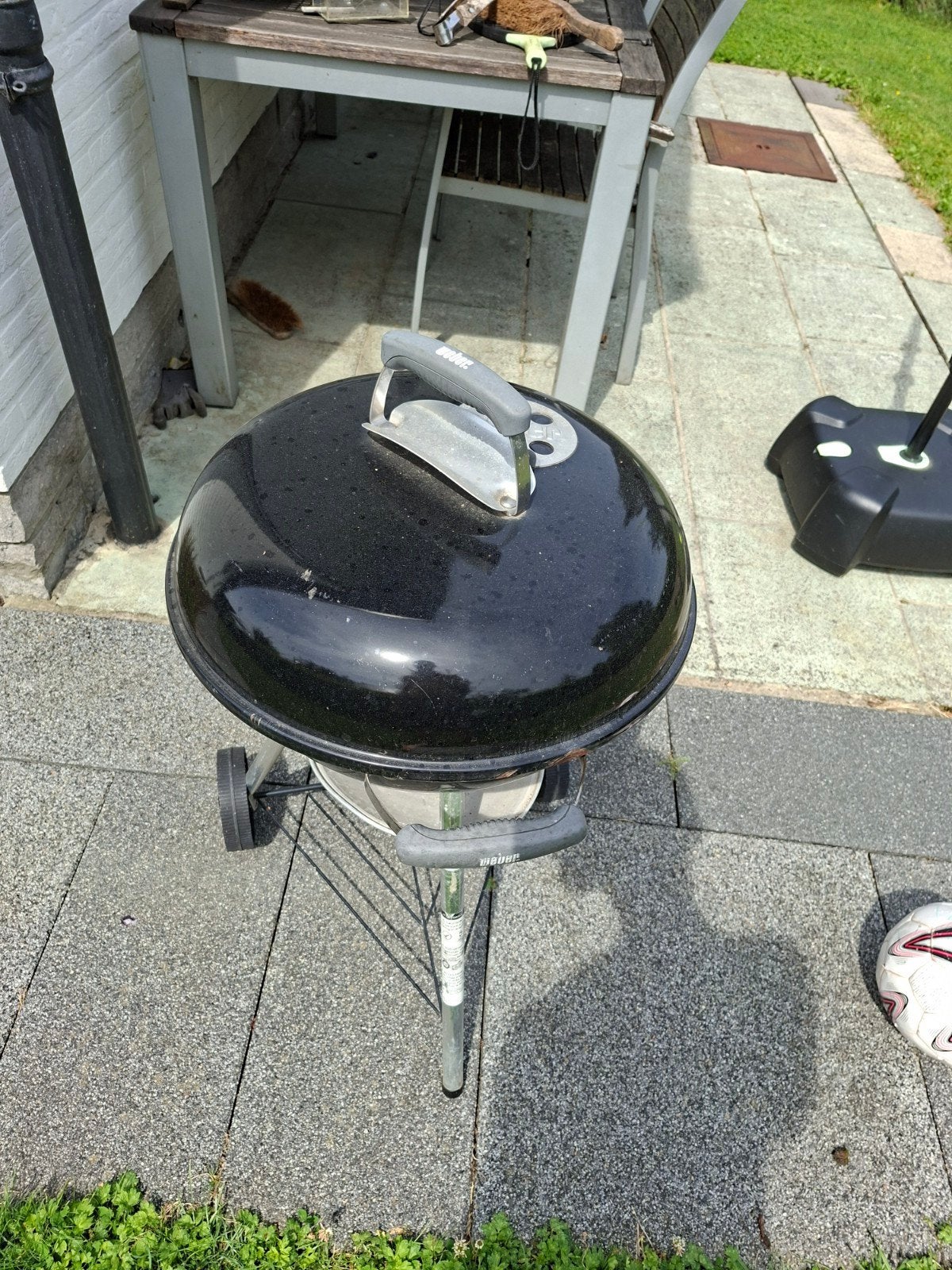 Bbq weber, 48 cm diameter, Tuin en Terras, Houtskoolbarbecues, Ophalen