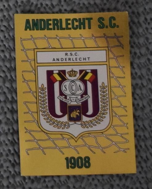 Panini / Football 86 / Embleem RSC Anderlecht, Verzamelen, Ophalen of Verzenden, Nieuw, Poster, Plaatje of Sticker