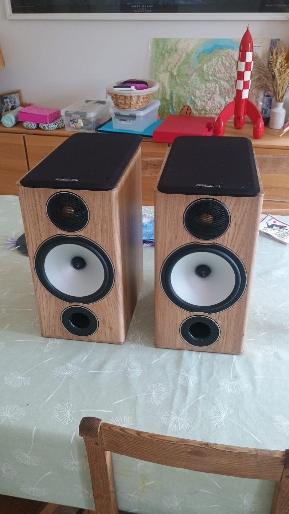 Monitor Audio BX2-luidsprekers, Audio, Tv en Foto, Luidsprekerboxen, Ophalen, Zo goed als nieuw, 60 tot 120 watt, Monitor Audio
