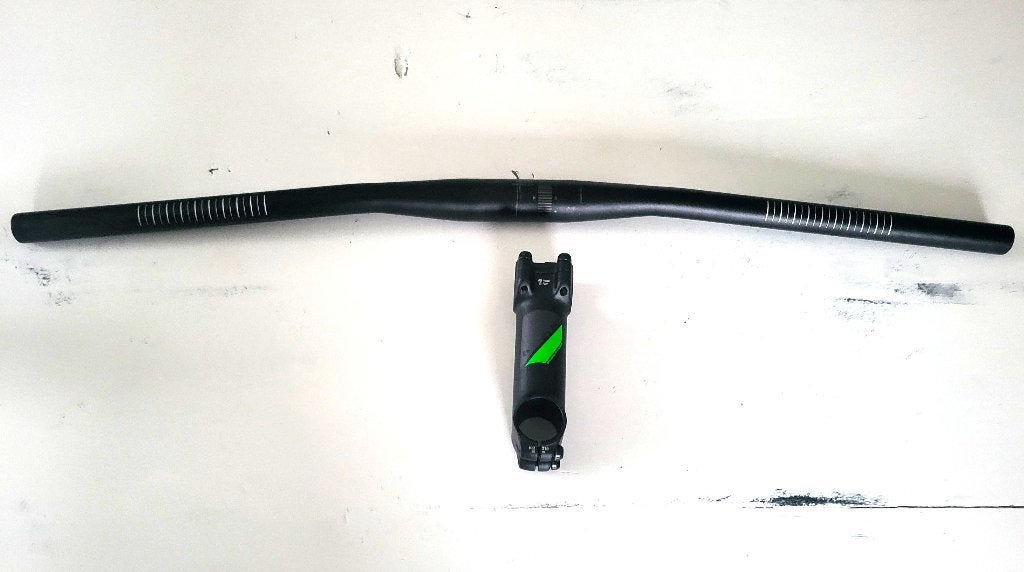 Potence PRO CPS et volant ROCKRIDER 31,8 mm, Neuf, Aluminium, Mountainbike, Guidon