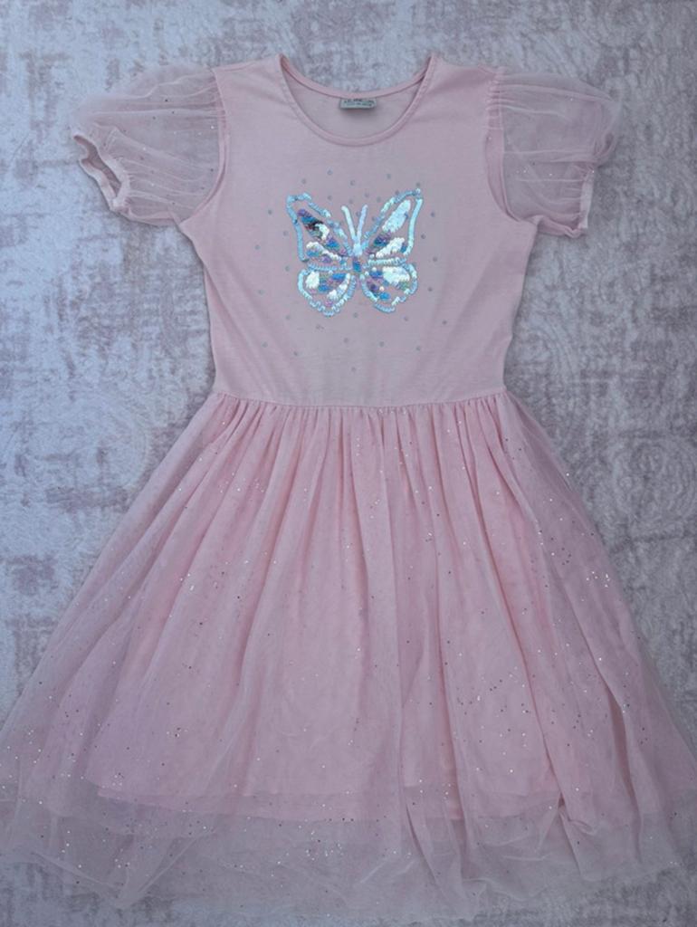 Princes jurk maat 140, Enfants & Bébés, Vêtements enfant | Taille 140, Enlèvement, Comme neuf, Fille, Robe ou Jupe