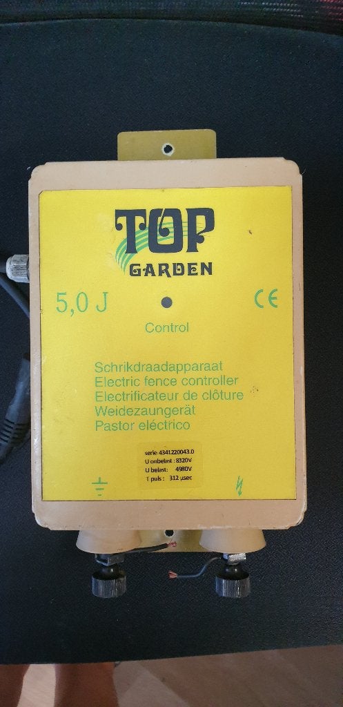 jw1414: Weiklok schrikdraad toestel KOLTEC TOP GARDEN TG5J, Dieren en Toebehoren, Weidegang, 4 paarden of pony's of meer