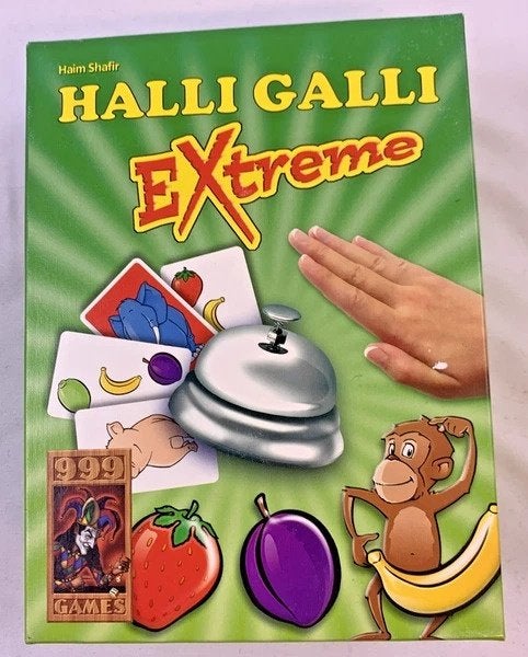 999 Games Halli Galli Extreme Gezelschapsspel compleet, Een of twee spelers, Verzenden, Zo goed als nieuw, 999 Games