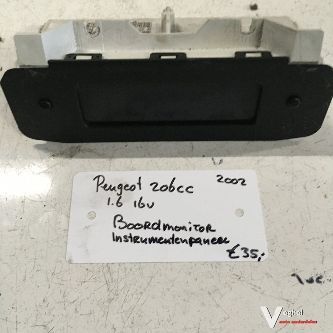 Peugeot 206 CC 2002 Instrumentenpaneel, -, Utilisé, -, -