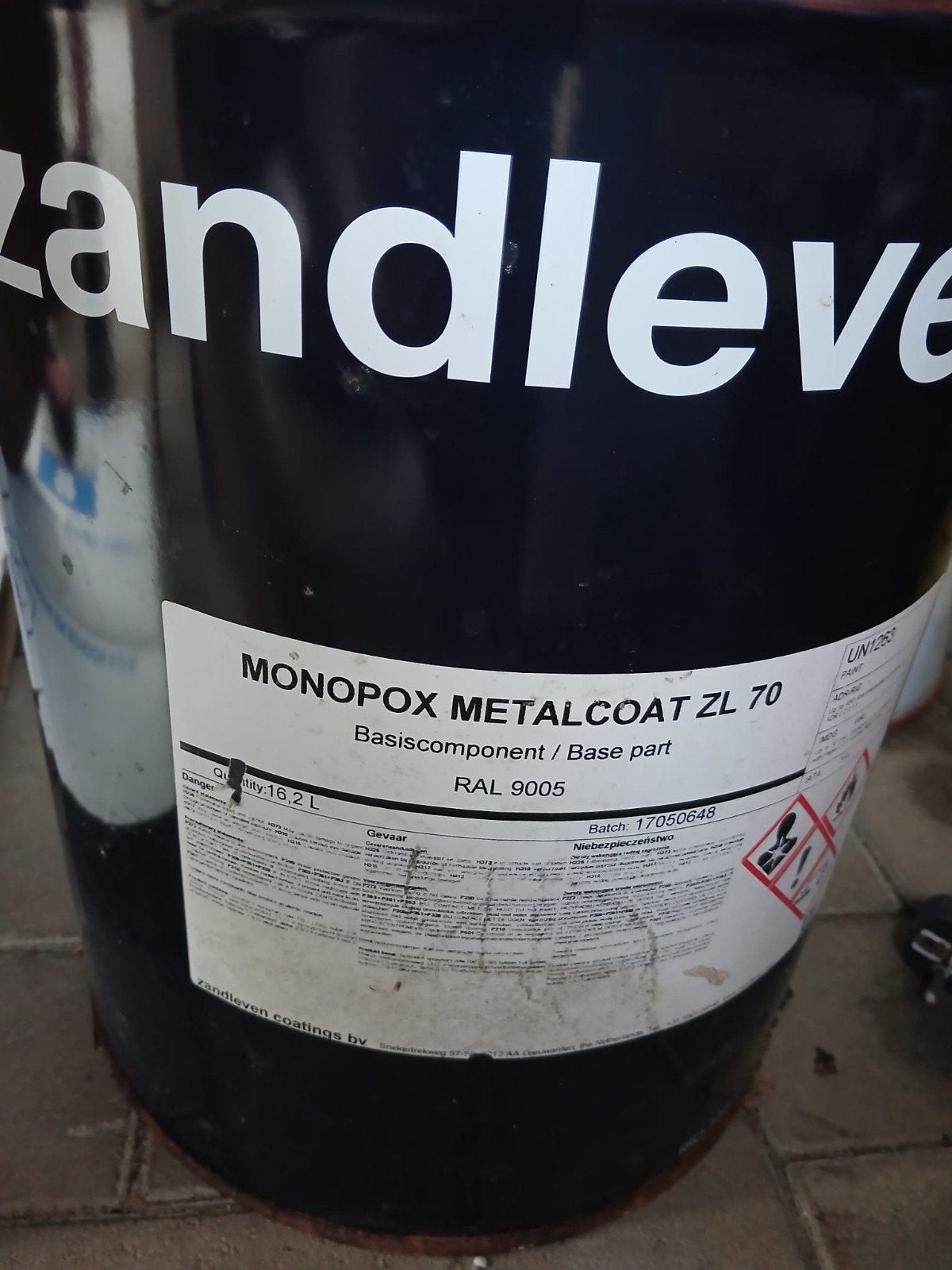 Zandleven Monopox Metalcoat ZL 70 – Complete Set 20 Liter, Bricolage & Construction, Peinture, Vernis & Laque, Neuf, 20 litres ou plus