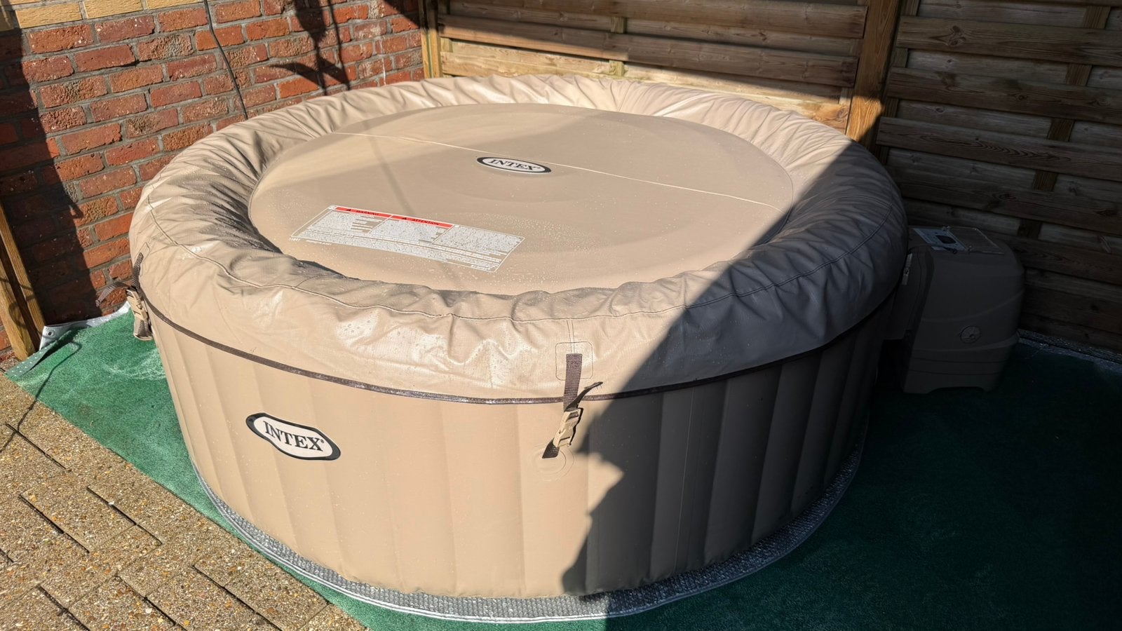 İntex pureSpa Bubble massage, Ophalen, Zo goed als nieuw, Afdekzeil, Opblaasbaar