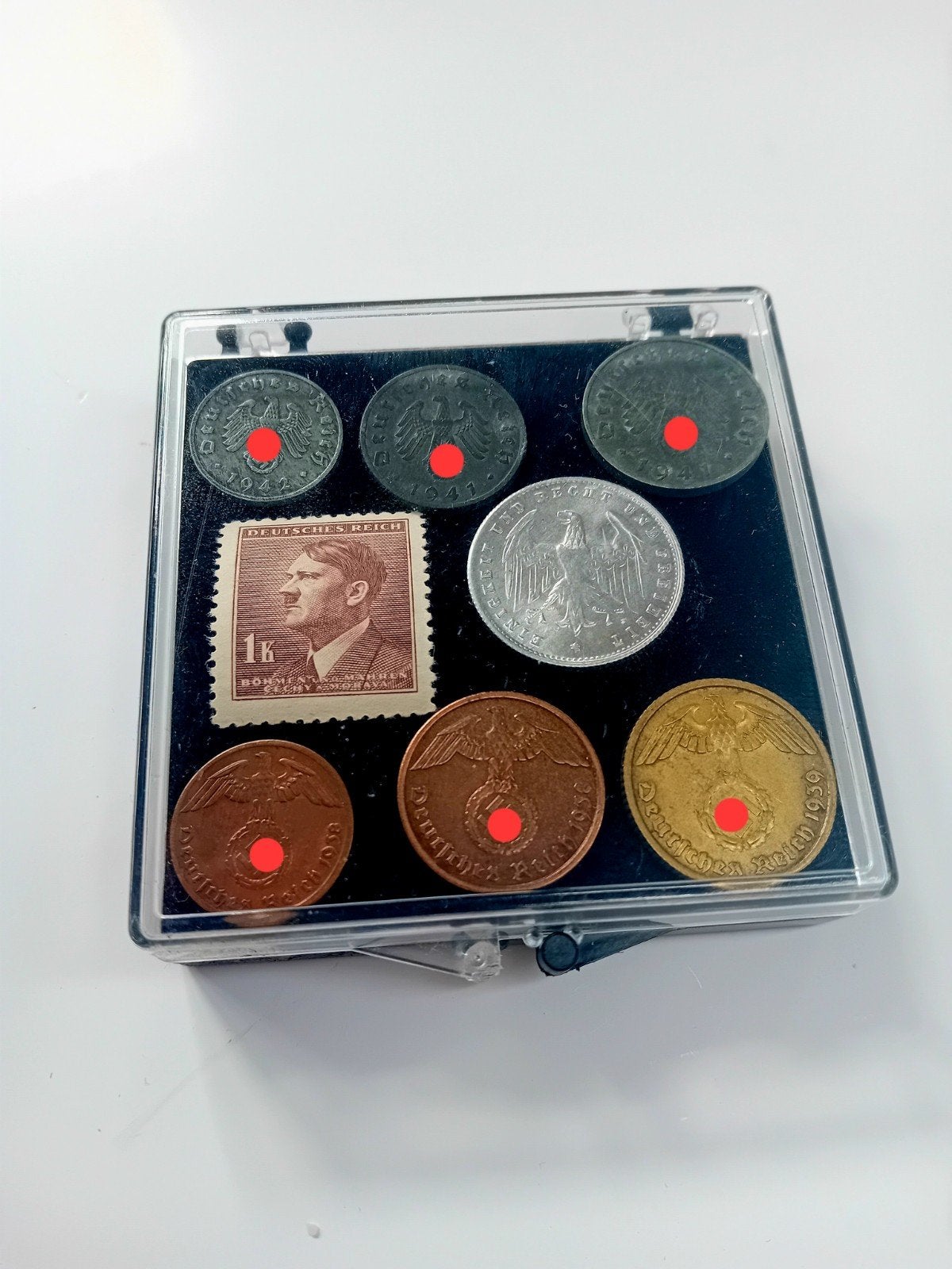 Ensemble de pièces allemandes de la Seconde Guerre mondiale, Enlèvement ou Envoi, Allemagne, Série