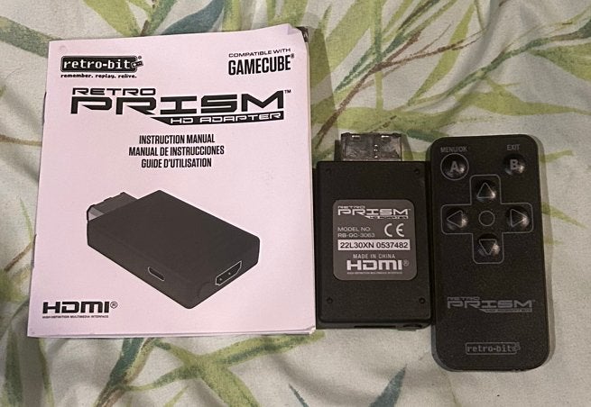 Retro-Bit Prism HDMI Adapter for Gamecube, Games en Spelcomputers, Games | Nintendo GameCube, Ophalen, Zo goed als nieuw